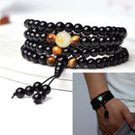 Popular Buddhist Mala Beads with Chinese Zodiac Glow In The Dark Orb