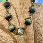 Vintage Style Phases Of The Moon Lunar Bracelet - Copper Color