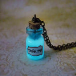 "Alice In Wonderland Inspired Artwork" Glow In The Dark - Drink Me - Potion Necklace